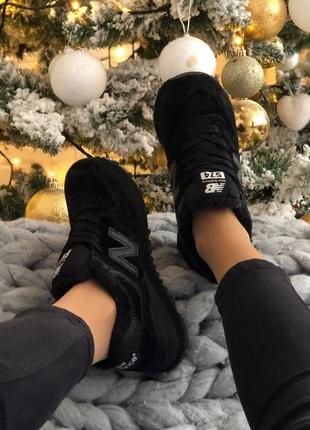 Кроссовки женские с мехом new balance нью беленс2 фото