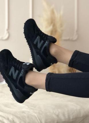 Кроссовки женские с мехом new balance нью беленс6 фото