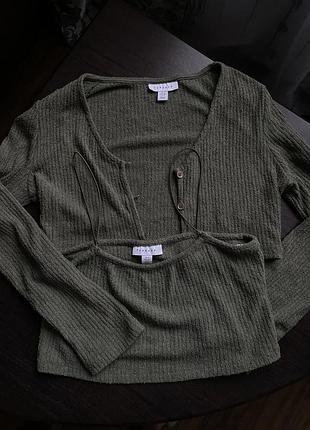 Комплект від topshop (топ + кофта)