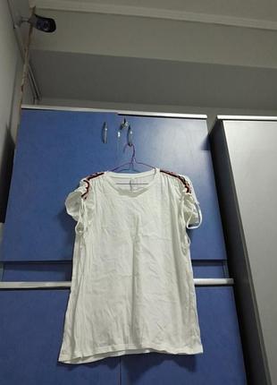 Крутая хлопковая белая футболка от imperial