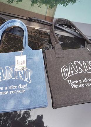 Шопер ganni