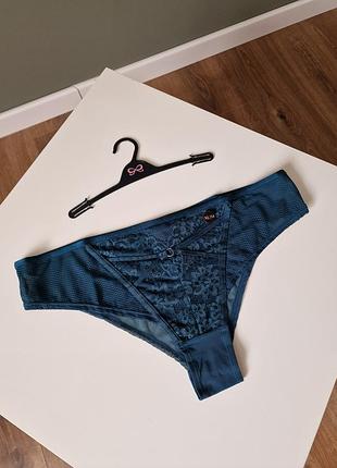 Трусики бразиліана смарагдові сіточка hunkemoller uk 14 2xl 44 46