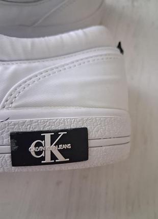Белые кеды calvin klein оригинал 7