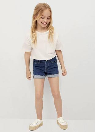 Джинсові шорти mango 116 см 5 - 6 років