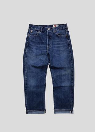 Replay selvedge denim широкі щільні джинси селвідж made in italy
