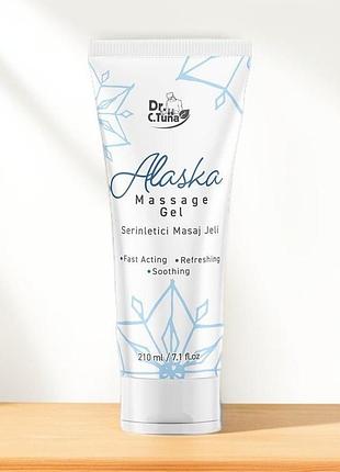 Масажний охолоджуючий гель farmasi dr. tuna alaska massage gel для суглобів, 210 мл