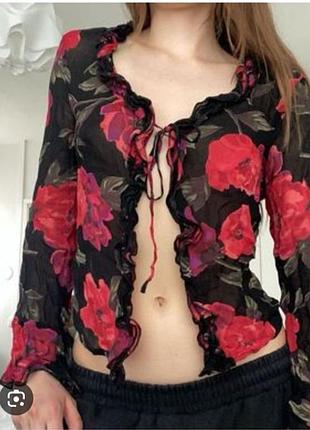 Класна блуза шифонова