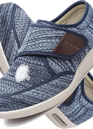 Легенькі, комфортні туфлі на липучках orto shoes