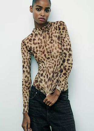 Гольф-топ з довгим рукавом zara