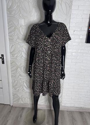 Сукня легке плаття у квітковий принт emery rose, xxl