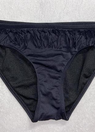 Чорні класичні жіночі плавки трусики