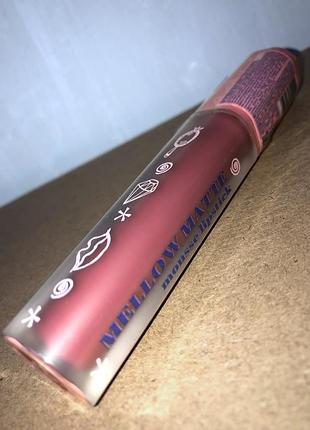 Рідка муссова мусова матова помада для губ glambee mellow matte mousse lipstick тон відтінок 02 2