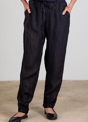 Брюки брюки из льна льняные брюки zara