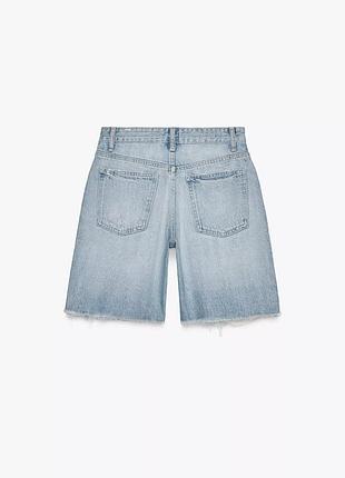 Джинсові шорти zara6 фото