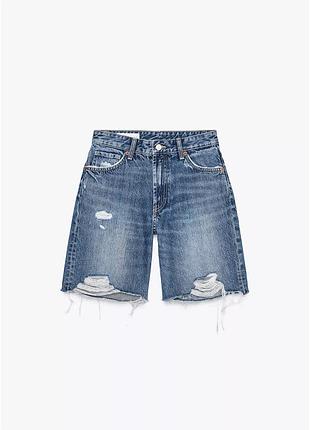 Джинсові шорти zara4 фото
