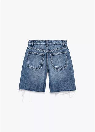 Джинсові шорти zara5 фото