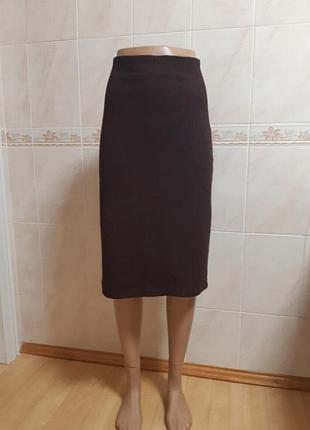 Теплая юбка оstin бордового цвета