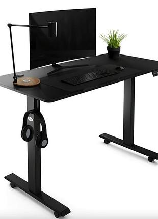 Компьютерный стол-смарт di volio amone с электрорегулируемой высотой черный