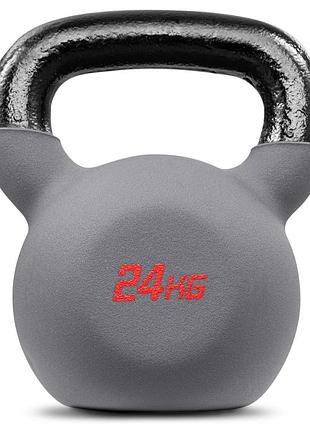 Гиря металлическая hop-sport 24кг hs-i024kb