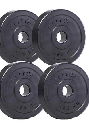 Сет з композитних дисків elitum v5 (4х1,25кг)