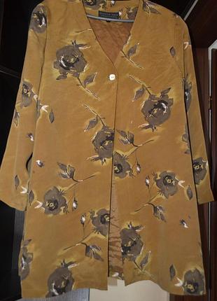 Пиджак из натурального шелка