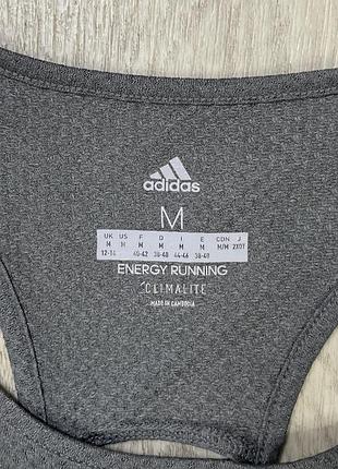 Adidas climalite running майка m размер женская беговая серая оригинал5 фото