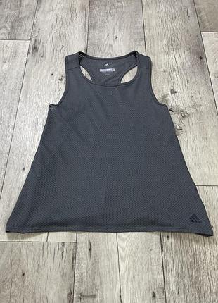 Adidas climalite running майка m размер женская беговая серая оригинал2 фото