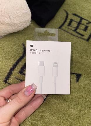 Кабель на айфон usb-c to lightning (1m)