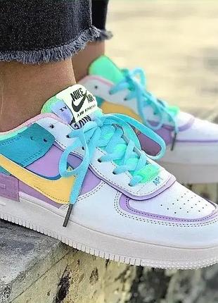 Кроссовки nike air force 1 shadow pale ivory р. 36,5 - 37. по стельке 23.5 см