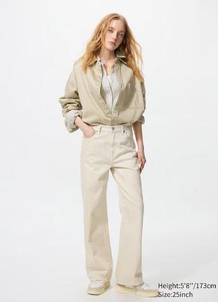 Джинси wide straight uniqlo