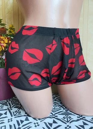 Боксерки чоловічі,шифон, прозорі,💋💋💋