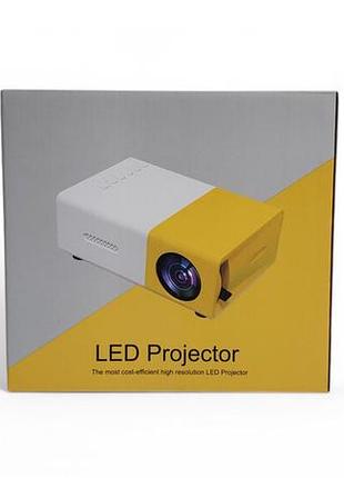 Купить мини проектор портативный led с динамиком, компактный проектор для дома и путешествий