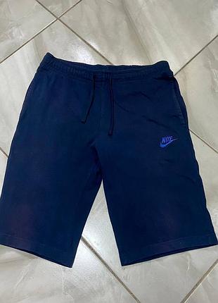 Базові  сині чоловічі  шорти nike s