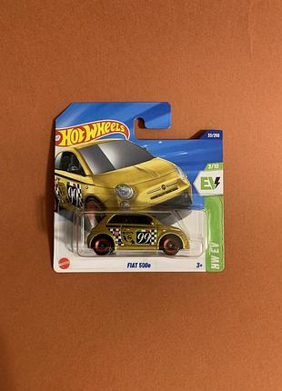 Машинка хот вілс фіат fiat 500e hot wheels 2025