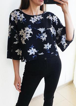 Блуза в цветы