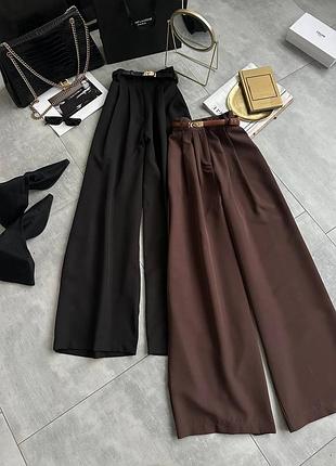 Базовые брюки палаццо