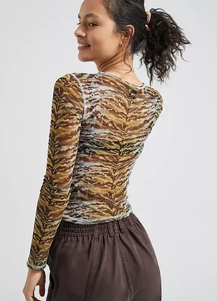 Лонг топ в сітку urban outfitters s 3