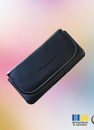 Чохол на пояс statuscase з екошкіри для телефону nomi i2820 (чорний)