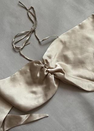 Жіночий топ з щільного атласу розмір xs m