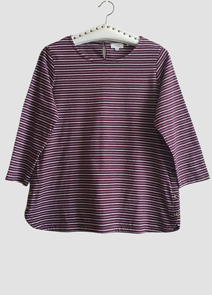 Бавовняний лонгслів джемпер у смужку fat face р.m