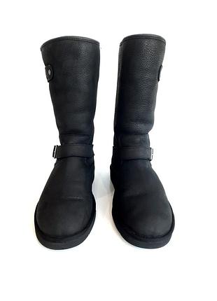 Ugg шкіряні уги на овчині5 фото