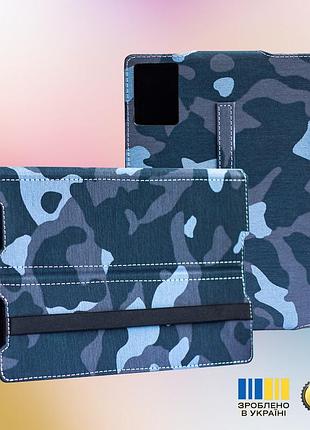 Чехол statuscase из ткани для планшета samsung galaxy tab s6 lite sm-p619 (хаки темный)