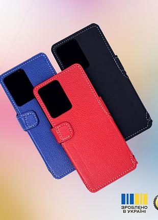 Чехол-книга statuscase из ткани для телефона ulefone note 7 (хаки темный) 3