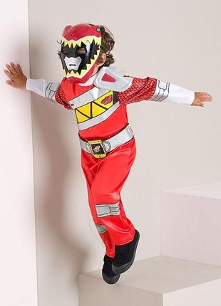 Power ranger dino рейнджер ниндзя самурай гонщик 9-10 лет костюм