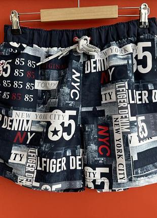 Tommy hilfiger оригинал мужские купальные пляжные шорты для моря пляжа бассейна размер s m