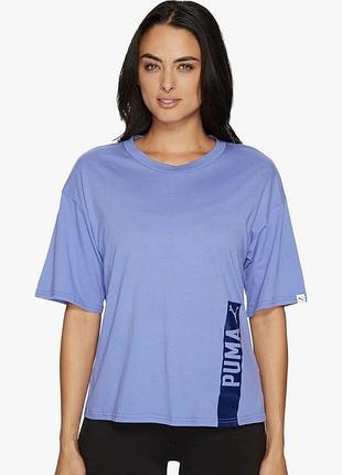 Жіноча футболка puma fusion trend baja blue m