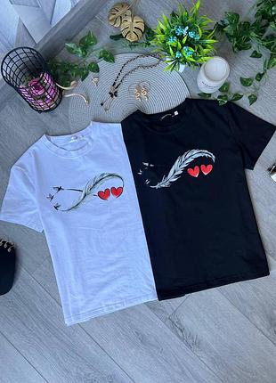 Футболка 95% бавовна принти в асортименті