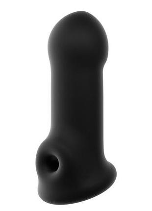 Насадка на член dorcel xtend boy потовщує та подовжує, з отвором для мошоки. passion&books