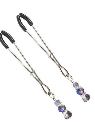 Зажимы для сосков art of sex - nipple clamps lovely blue. passion&books