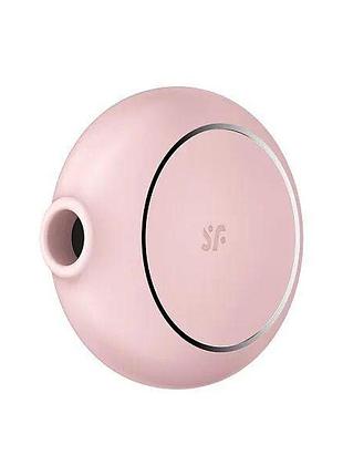 Вакуумний стимулятор із вібрацією satisfyer pro to go 3 rose. passion&books